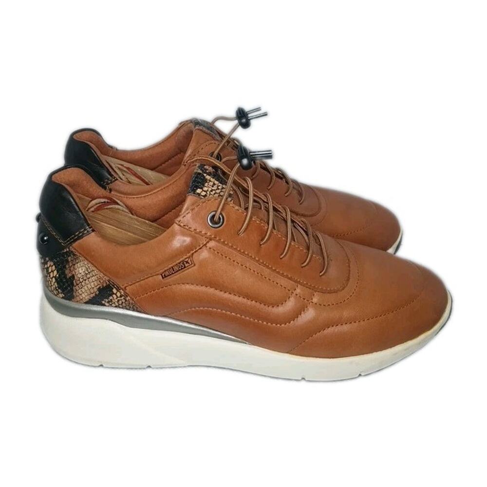 Pikolinos Sella Fashion Sneakers Leather Trainer Womens Size 9.5-10 EU 40